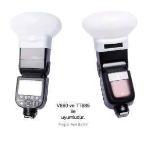 Godox MF-DD Flaş Difüzörü - Dental Diş Portre Makro Fotoğrafçılık Fareyi Resmin Üzerine Getirin