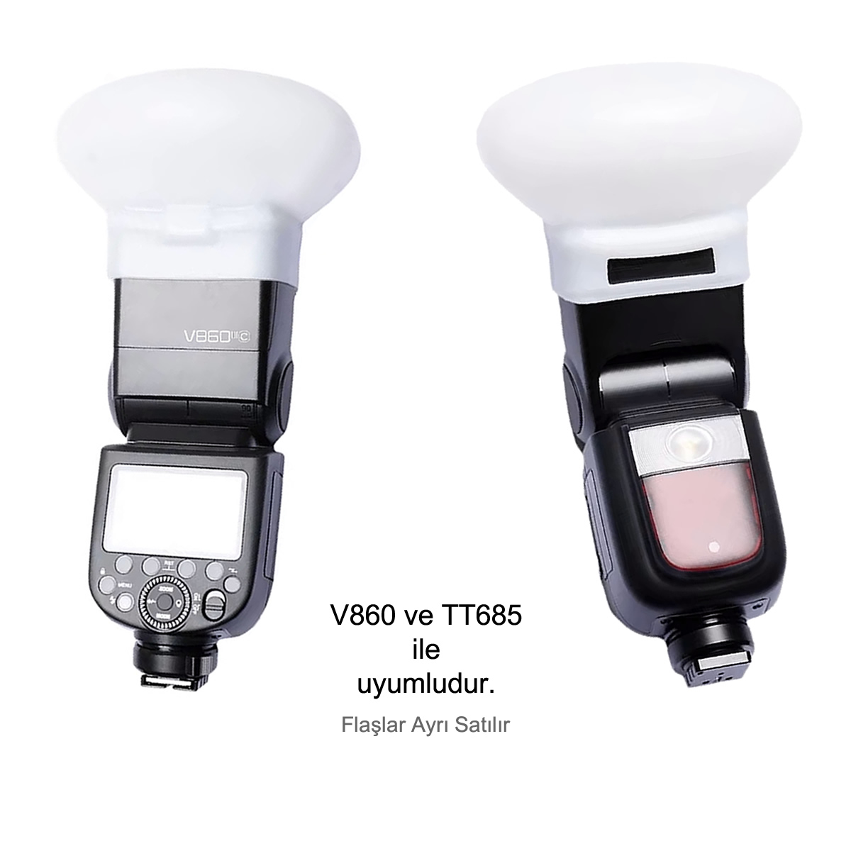 Godox MF-DD Flaş Difüzörü - Dental Diş Portre Makro Fotoğrafçılık - Görsel 2