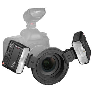 Godox MF12 K2 Makro Flaş Difüzörlü İkili Set + XPRO-N TTL Nikon Tetikleyici