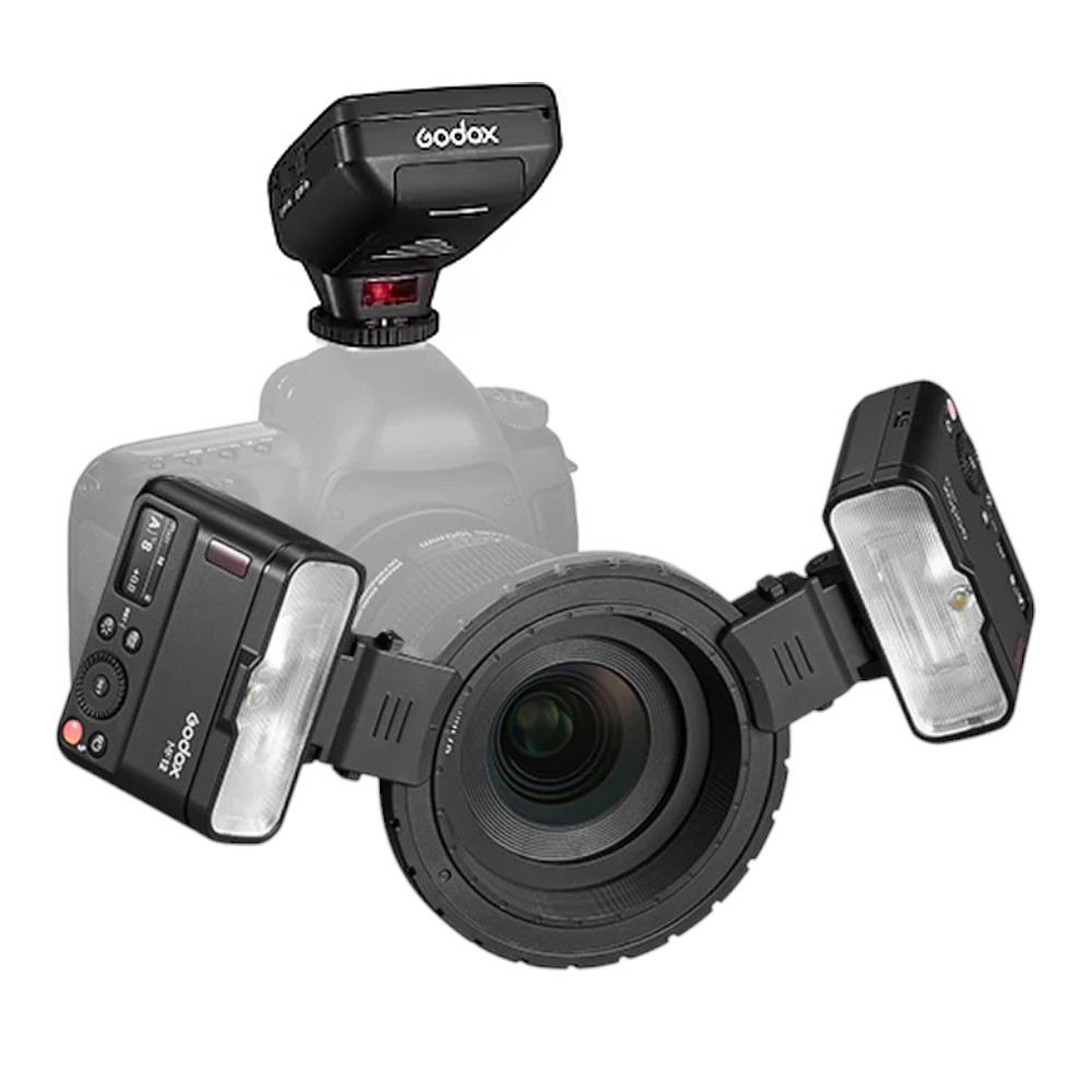 Godox MF12 Makro Flaş ikili Set + XPRO-N TTL Nikon Tetikleyici