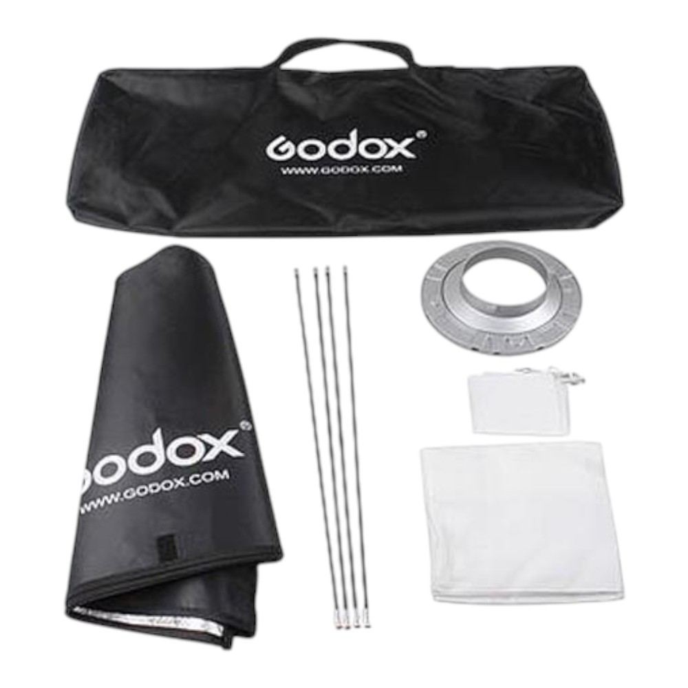 Godox QS600 II W/S 3'lü Stüdyo Paraflaş SoftBox Kit (600 Watt) - Görsel 5