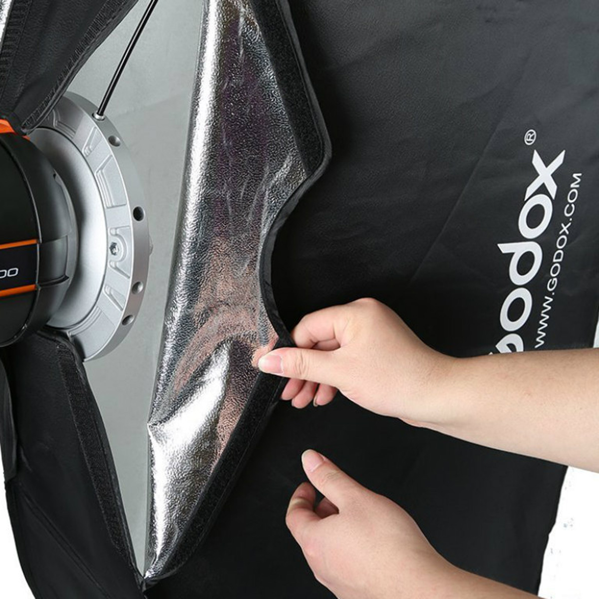 Godox SB-FW-35160 35x160cm Grid'li Softbox Bowens - Görsel 5