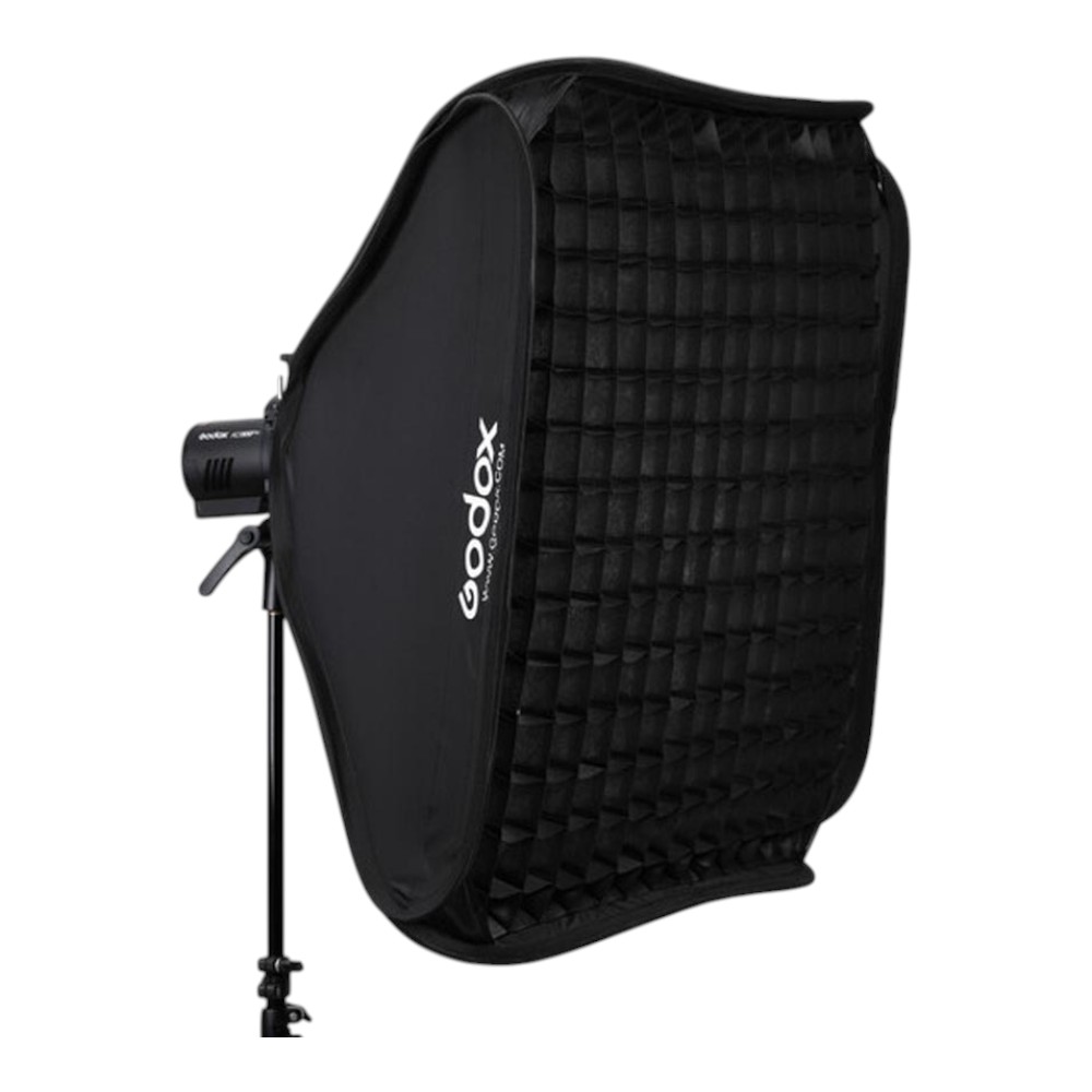 Godox SGGV-6060 (S2) 60x60cm Izgaralı Softbox Kit - Tepe Flaşı İçin - Görsel 3