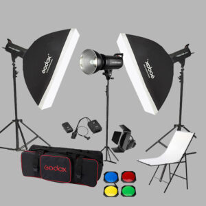 Godox SK400 3'lü Paraflaş Set + Çekim Masası 60x100cm Fareyi Resmin Üzerine Getirin
