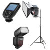 Godox TT685II-C Canon Flaş Full Set (Tepe Flaş + X Pro Tetikleyici + Işık Ayağı + 20x30 Softbox)