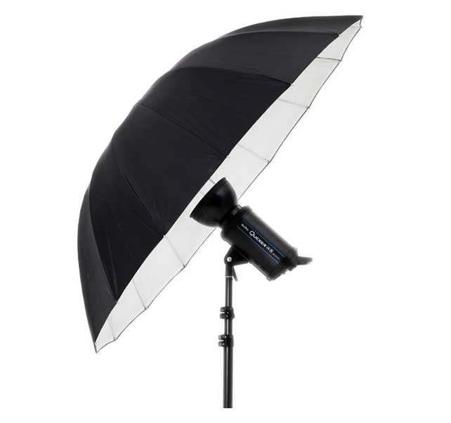 Godox UB-L3 60inç 150cm Büyük Siyah / Gümüş Şemsiye - Görsel 2