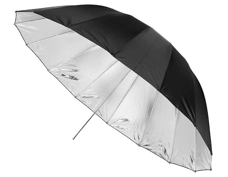 Godox UB-L3 60inç 150cm Büyük Siyah / Gümüş Şemsiye - Görsel 3