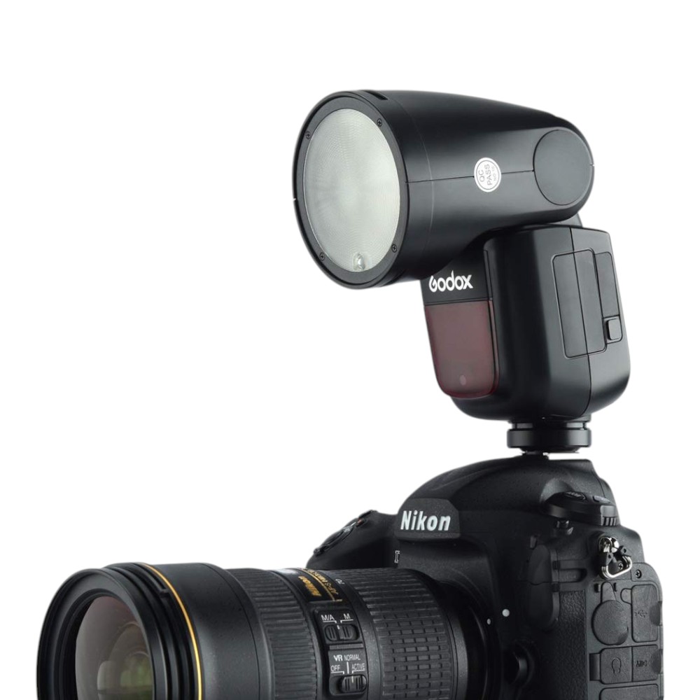 Godox V1 Nikon Flash Kit (Yuvarlak Kafa) - Görsel 4