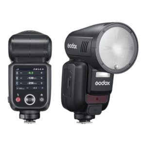 Godox V100 Canon Uyumlu Yuvarlak Tepe Flaşı Fareyi Resmin Üzerine Getirin