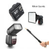 Godox V860III-N Nikon Flaş Full Set (Tepe Flaş + Tetikleyici + Portable Boom + Softbox)