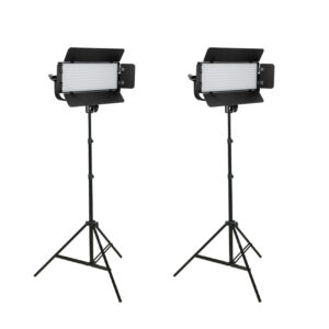 GDX CF-300C BiColor Mobil 2'li Sürekli Video Panel Led Işık Seti