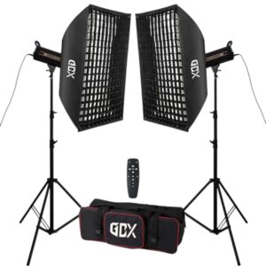 GDX HD-120II C BiColor 2'li Işık Seti 120W Fotoğraf ve Video LED Işığı