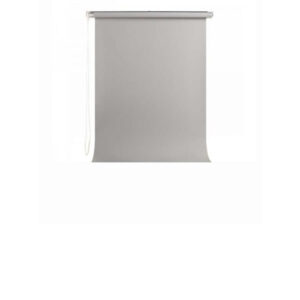 GDX Kumaş Gri Fon Perde 65x120 cm, Boru, Makara, Zincir