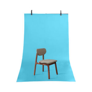 GDX Seyyar PVC Fon Perde Mavi - Blue 120cm x 200cm Fareyi Resmin Üzerine Getirin