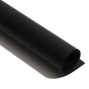 GDX Stüdyo Fon Perde, PVC Arka Plan, Silinebilir, Kırışmaz (Black/Siyah) 120x200 Cm