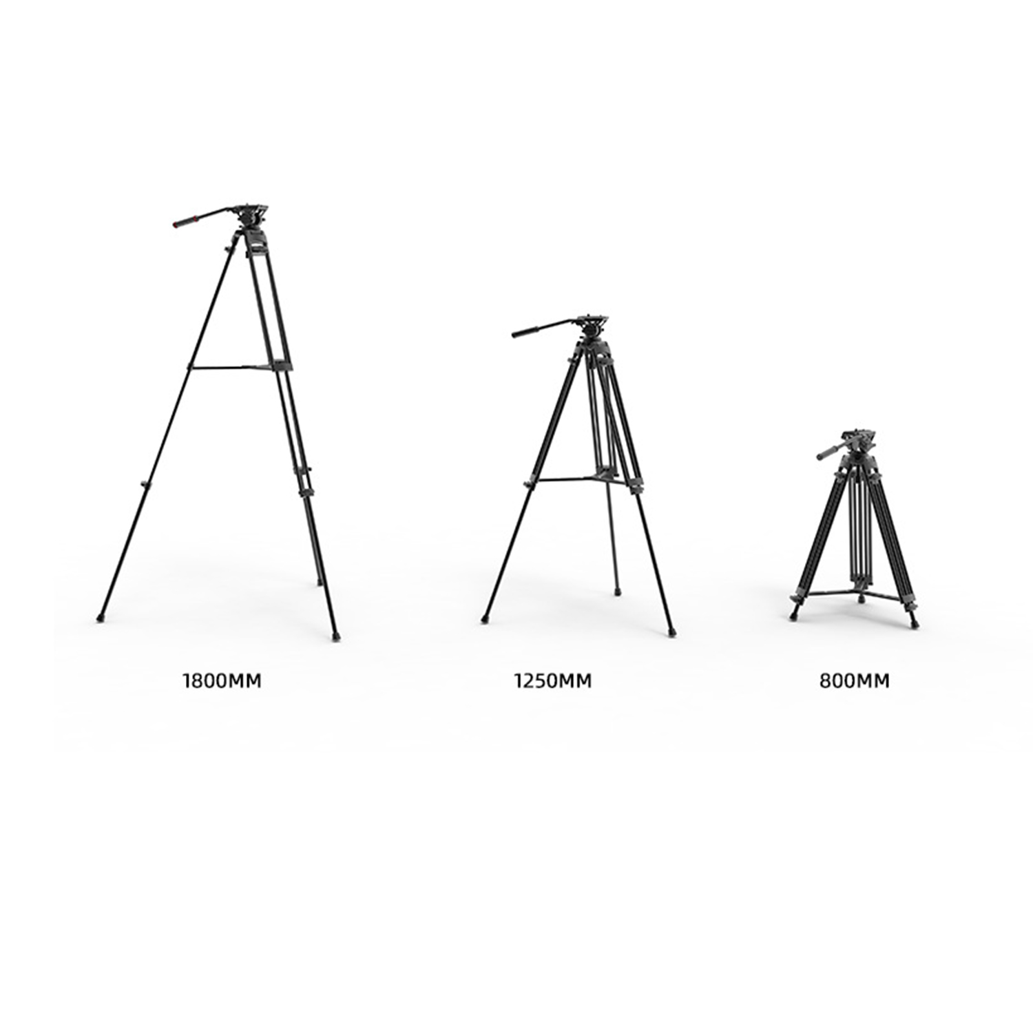 GDX 985 Profesyonel Video ve Fotoğraf Pratik Tripod - Görsel 6