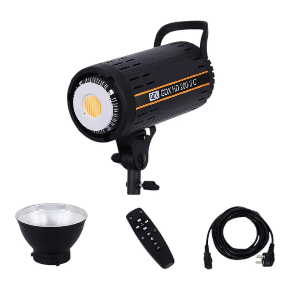 GDX HD-200II C BiColor Tekli Işık Seti 200W Video Led Işığı - Görsel 3
