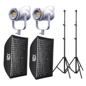 GDX HD-300III C BiColor İkili Işık Seti 300W Video Led Işığı