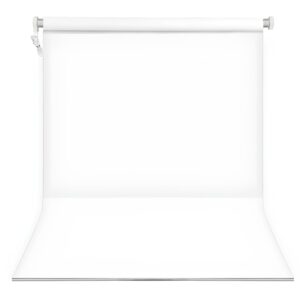 Gdx Sonsuz Beyaz Fon Perde (Kumaş) 2.70x5.80 Metre, Boru, Makara, Zincir