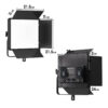 GDX CF-900R Rgb Led Tekli Video ve Fotoğraf Işık Seti