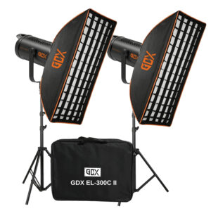 GDX EL-300C II Video ve Fotoğraf Sürekli Işık İkili Set Fareyi Resmin Üzerine Getirin