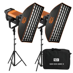 GDX EXC-600C II Video ve Fotoğraf İkili Sürekli Işık Set Fareyi Resmin Üzerine Getirin