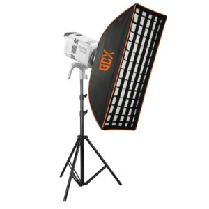 Godox LE200Bi Tekli Işık Seti – 220W Bicolor Video LED Aydınlatma Kiti (Softbox + 260cm Tripod) Fareyi Resmin Üzerine Getirin